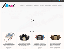 Tablet Screenshot of localbeadshop.com